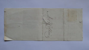 $8 1870 New York NY Cancelled Check! L.S. Lawrence & Co. Bankers