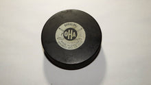 Load image into Gallery viewer, Vintage Barrie Colts Game Used OHA Official Viceroy Hockey Puck! Ontario Junior