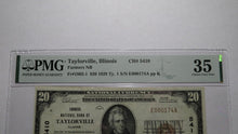 Load image into Gallery viewer, $20 1929 Taylorville Illinois IL National Currency Bank Note Bill Ch #5410 VF35