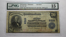 Load image into Gallery viewer, $20 1902 Enterprise Alabama AL National Currency Bank Note Bill! Ch. #6319 PMG!
