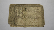 Load image into Gallery viewer, $8 1767 Annapolis Maryland MD Colonial Currency Bank Note Bill Eight Dollars