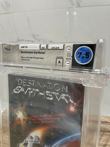 New Destination Earthstar Acclaim Sealed NES Nintendo Video Game Wata 7.5 Graded