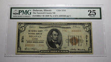 Load image into Gallery viewer, $5 1929 Delavan Illinois IL National Currency Bank Note Bill Ch. #3781 VF25 PMG