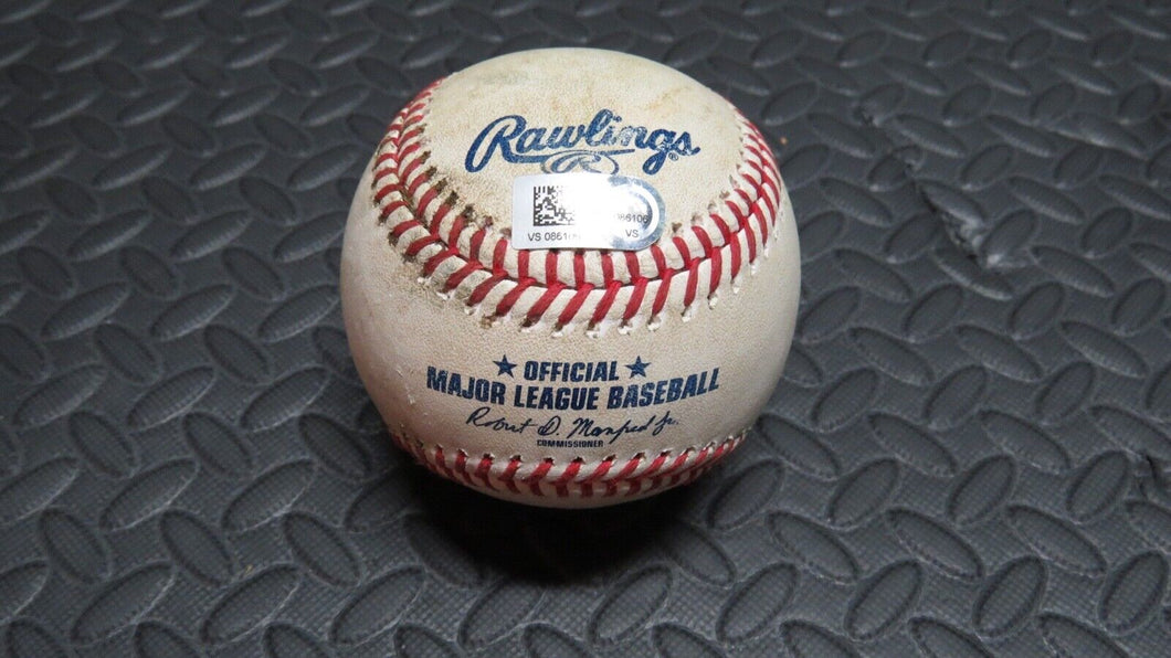 2020 Bryan Holaday Baltimore Orioles Game Used Single MLB Baseball! 1B Hit!