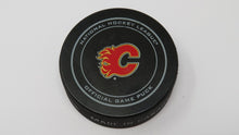 Load image into Gallery viewer, 2012-18 Calgary Flames Official Bettman Game Puck! Sher-Wood Not Used! CGY