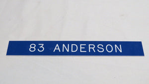 1994 Flipper Anderson Los Angeles Rams Game Used NFL Locker Room Nameplate UCLA