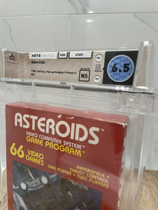 Unopened Asteroids  Atari 2600 Sealed Video Game! Wata Graded 6.5 1981 Release