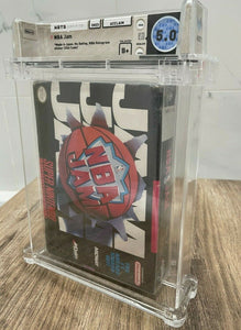 New Original NBA JAM Super Nintendo Factory Sealed Video Game! Wata Graded 1994