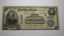 Load image into Gallery viewer, $5 1902 Terrell Texas TX National Currency Bank Note Bill Charter #3816 RARE!