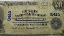 Load image into Gallery viewer, $20 1902 South Boston Virginia VA National Currency Bank Note Bill Ch. #8414