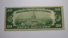 Load image into Gallery viewer, $50 1929 New Castle Indiana IN National Currency Bank Note Bill Ch. #9852 VF+