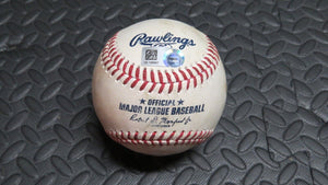 2020 Cole Sulser Baltimore Orioles Strikeout Game Used Baseball! Extra Innings
