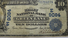 Load image into Gallery viewer, $10 1902 Green Lane Pennsylvania PA National Currency Bank Note Bill Ch #9084 VF