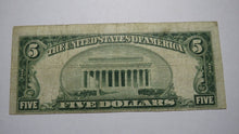Load image into Gallery viewer, $5 1929 Madison Illinois IL National Currency Bank Note Bill Ch. #8457 FINE!