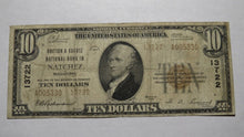 Load image into Gallery viewer, $10 1929 Natchez Mississippi MS National Currency Bank Note Bill Ch. #13722 FINE