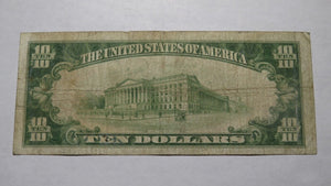 $10 1929 Natchez Mississippi MS National Currency Bank Note Bill Ch. #13722 FINE