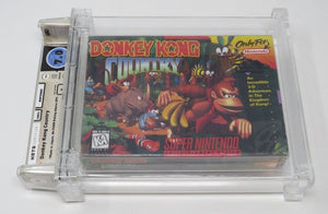 New Donkey Kong Country 1 Super Nintendo Factory Sealed Video Game Wata 7.0 A