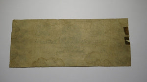 $2 1825 Freehold New Jersey Obsolete Currency Bank Note Bill Monmouth Bank!