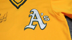 1980's Terry Steinbach Oakland A's Game Used Worn BP Baseball Jersey! Signed MLB
