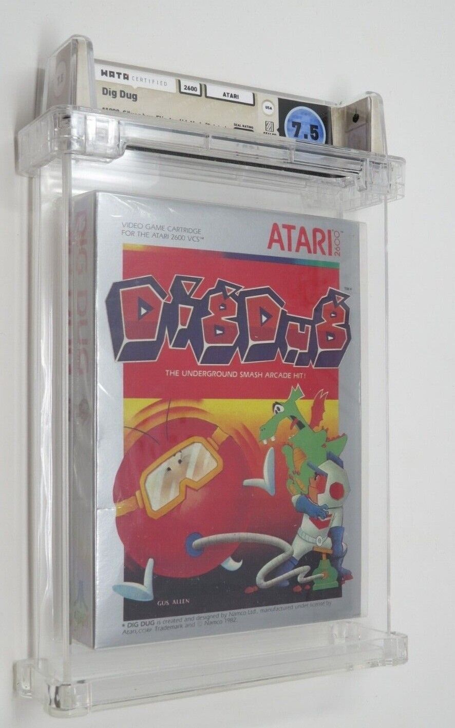 Unopened Dig Dug Atari 2600 Sealed Video Game! Wata Graded 7.5 A+ 1988 Release