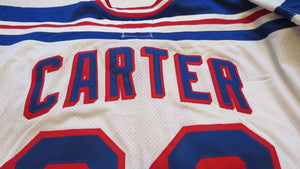 Anson Carter New York Rangers Authentic NHL Starter Hockey Jersey! Autographed!