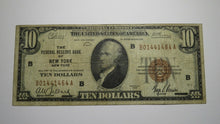 Load image into Gallery viewer, $10 1929 New York City New York National Currency Note Federal Reserve Bank Note