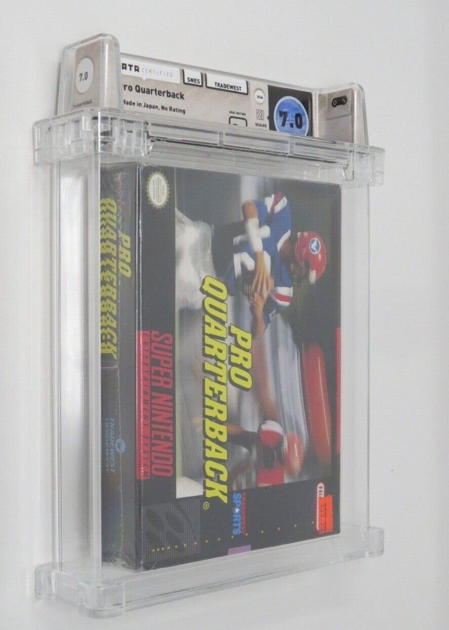 NFL Pro Quarterback Super Nintendo Sealed Video Game Wata 7.0 B+ Football 1 of 1