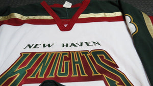 2000-01 Brian Bolf New Haven Knights Game Used Worn UHL Hockey Jersey!