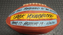 Load image into Gallery viewer, 1980 Jack Youngblood Los Angeles Rams Presentation Game Used Football! Patriots