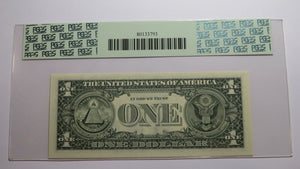 $1 1988 Shifted Third Misaligned Overprint Error Federal Reserve Bank Note Bill