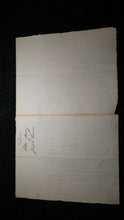 Load image into Gallery viewer, 1794 Northumberland Pennsylvania PA Colonial Currency Land Grant 400 Acres RARE