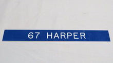 Load image into Gallery viewer, 1995 #67 Harper St. Louis Rams Game Used NFL Locker Room Nameplate!