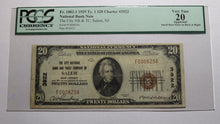 Load image into Gallery viewer, $20 1929 Salem New Jersey NJ National Currency Bank Note Bill Ch. #3922 VF20