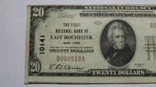 Load image into Gallery viewer, $20 1929 East Rochester New York NY National Currency Bank Note Bill #10141 VF++
