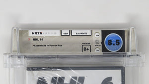 New NHL '96 Hockey Sega Genesis Factory Sealed Video Game Wata Graded 8.5 B+