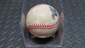 2020 Hunter Dozier Kansas City Royals Game Used Pop Out MLB Baseball Jorge Soler