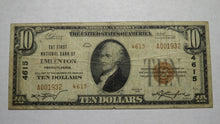 Load image into Gallery viewer, $10 1929 Emlenton Pennsylvania PA National Currency Bank Note Bill! Ch. #4615