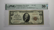 Load image into Gallery viewer, $10 1929 Flemington New Jersey NJ National Currency Bank Note Bill Ch. #892 VF30