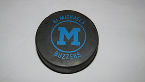 Vintage St. Michaels Buzzers Game Used OHA Official Viceroy Hockey Puck Ontario