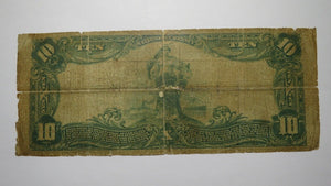 $10 1902 Ellenville New York NY National Currency Bank Note Bill Ch. #45 RARE!