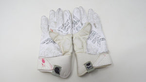 Rutgers Scarlet Knights NCAA Game Used Worn ADIDAS Freak Football Gloves! Large