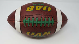 Team Issued UAB Blazers NCAA College Football Leather Game Issued Ball Alabama