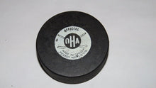 Load image into Gallery viewer, Vintage Oshawa Generals Game Used OHA Official Viceroy Hockey Puck Ontario