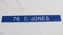 Load image into Gallery viewer, 1995 Clarence Jones St. Louis Rams Game Used NFL Locker Room Nameplate! Maryland