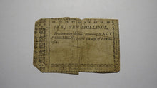 Load image into Gallery viewer, 1761 Ten Shillings North Carolina NC Colonial Currency Note Bill! RARE 10s!