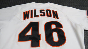 1990 Trevor Wilson San Francisco Giants Game Used Worn MLB Baseball Jersey