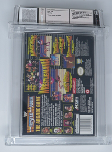 WWF WrestleMania: The Arcade Game Super Nintendo Sealed Video Game Wata 9.0 A