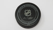 Load image into Gallery viewer, 2012-18 Calgary Flames Official Bettman Game Puck! Sher-Wood Not Used! CGY