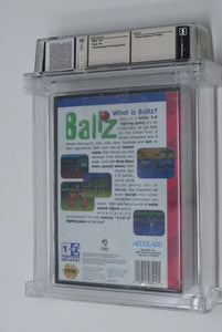 Brand New Ballz Sega Genesis Factory Sealed Video Game Wata Graded 9.6 B+ Seal