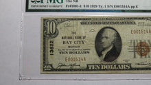 Load image into Gallery viewer, $10 1929 Bay City Michigan MI National Currency Bank Note Bill Ch. #13622 VF25